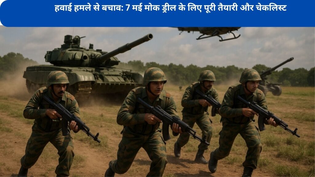 हवाई हमले से बचाव: 7 मई मोक ड्रील के लिए पूरी तैयारी