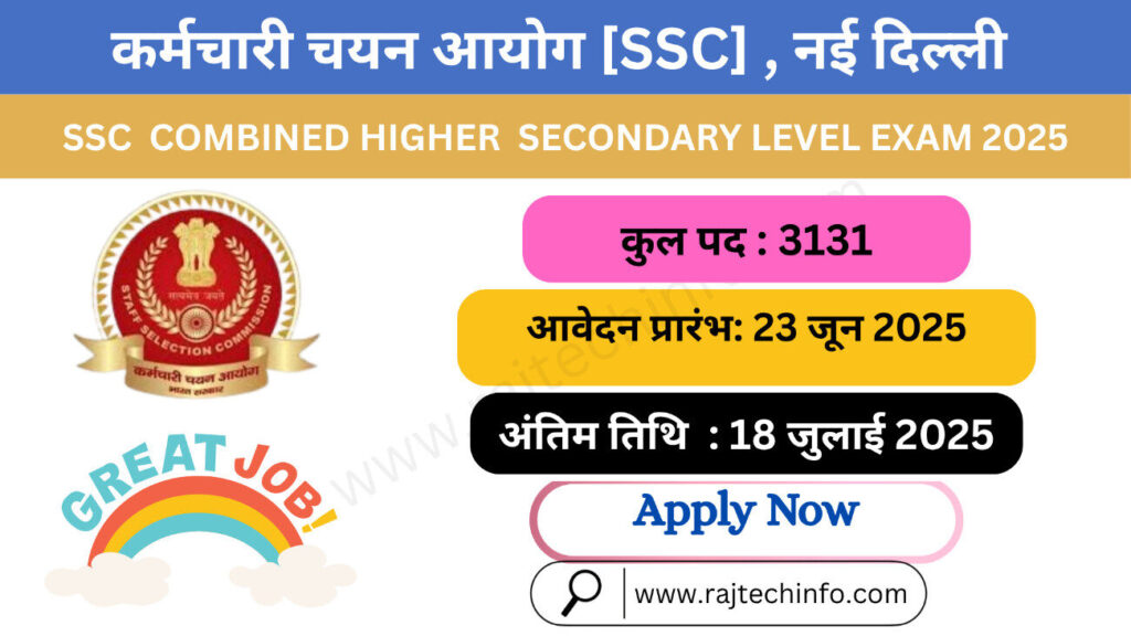 SSC CHSL RECRUITMENT 2025