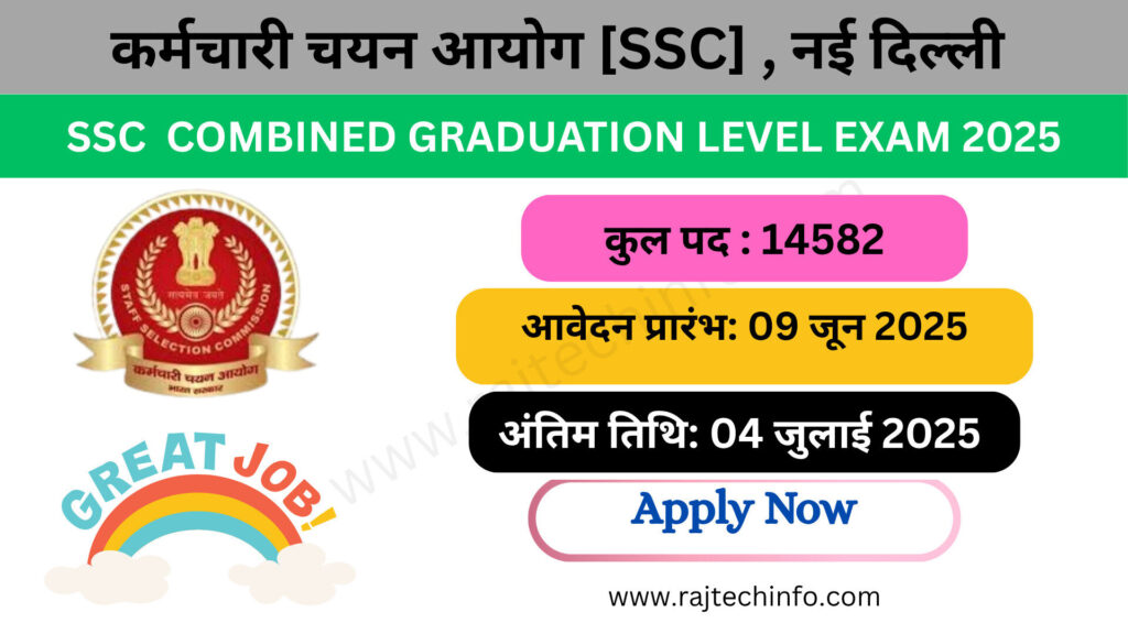 Ssc CGL recruitment 2025